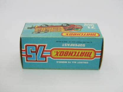 Matchbox Superfast 71C Cattle Truck Metallic Bronze AMBER Windows