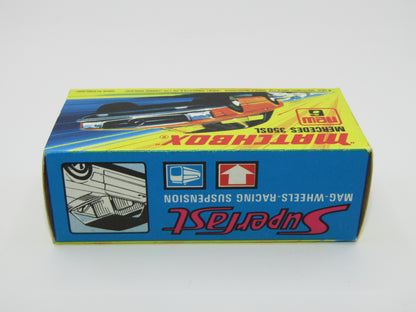 Matchbox Superfast 6B Mercedes 350SL Light Yellow 5 Arch NARROW Wheels
