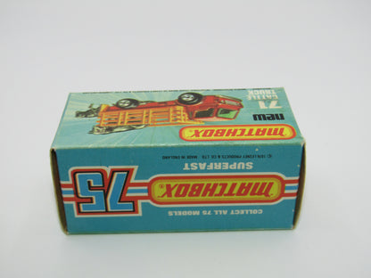 Matchbox Superfast 71C Cattle Truck Metallic Very DARK Bronze Blue Windows