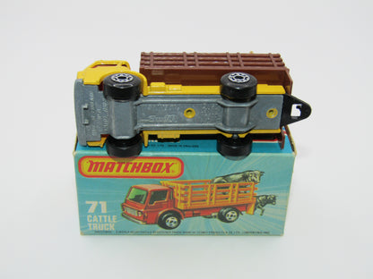 Matchbox Superfast 71C Cattle Truck UNPAINTED base with Tow Hook