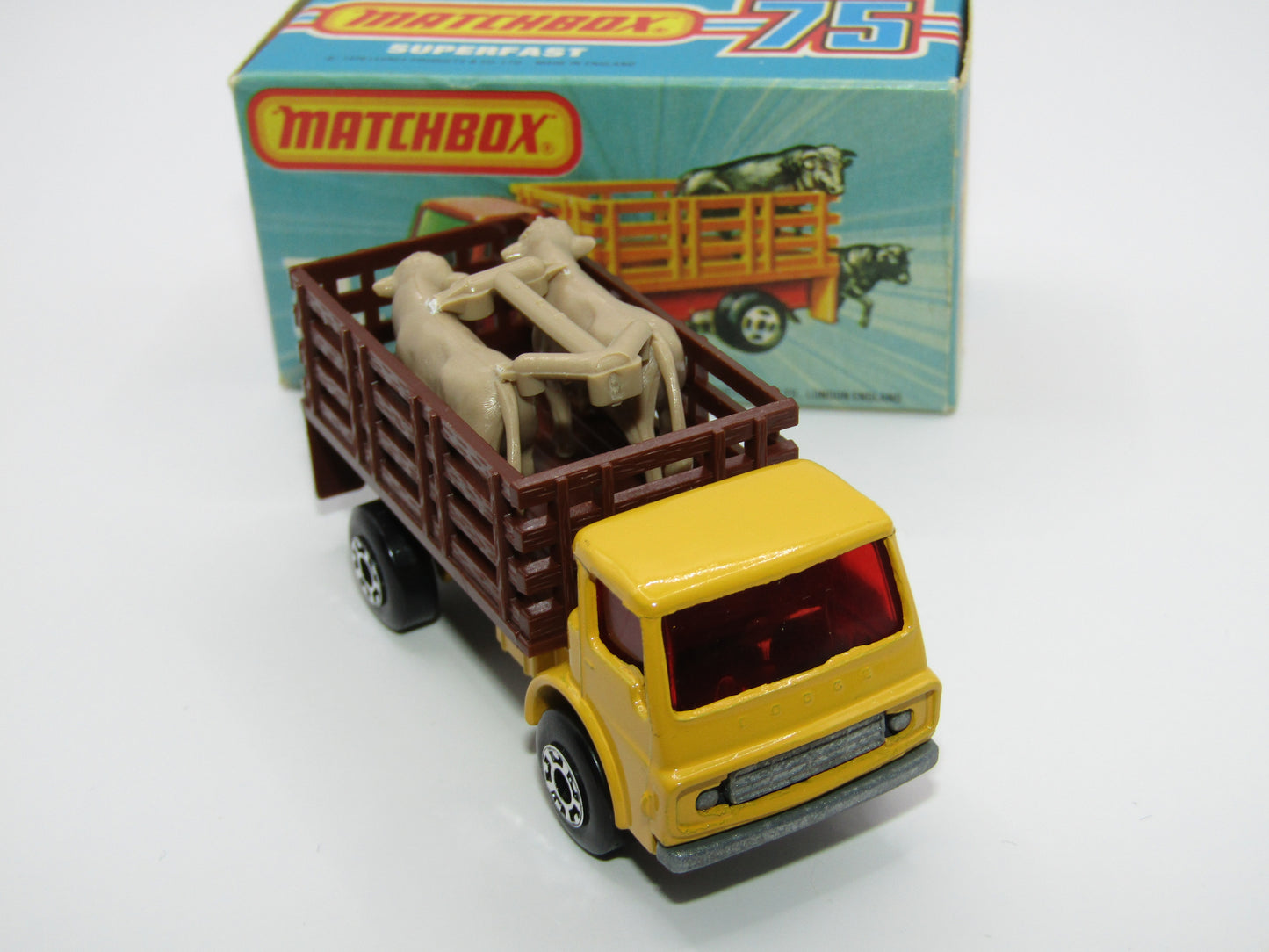 Matchbox Superfast 71C Cattle Truck UNPAINTED base with Tow Hook