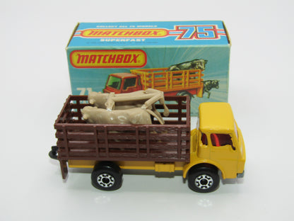 Matchbox Superfast 71C Cattle Truck UNPAINTED base with Tow Hook