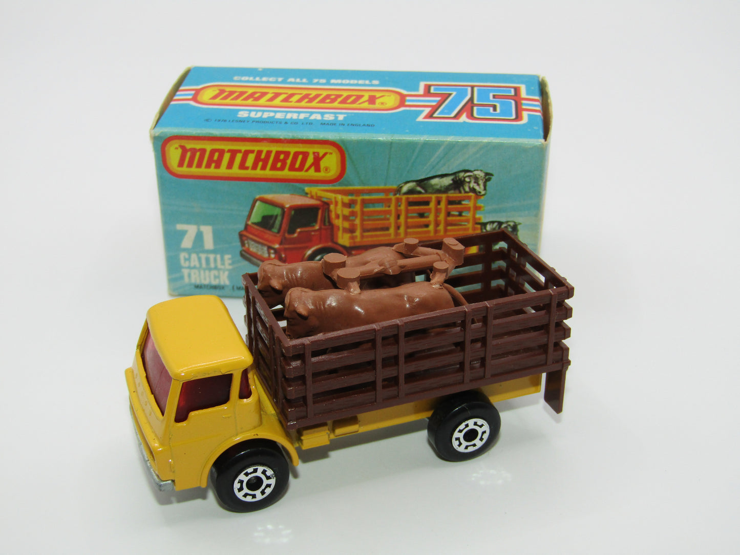 Matchbox Superfast 71C Cattle Truck UNPAINTED base without Tow Hook