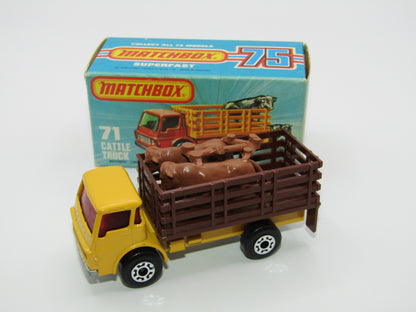 Matchbox Superfast 71C Cattle Truck UNPAINTED base without Tow Hook