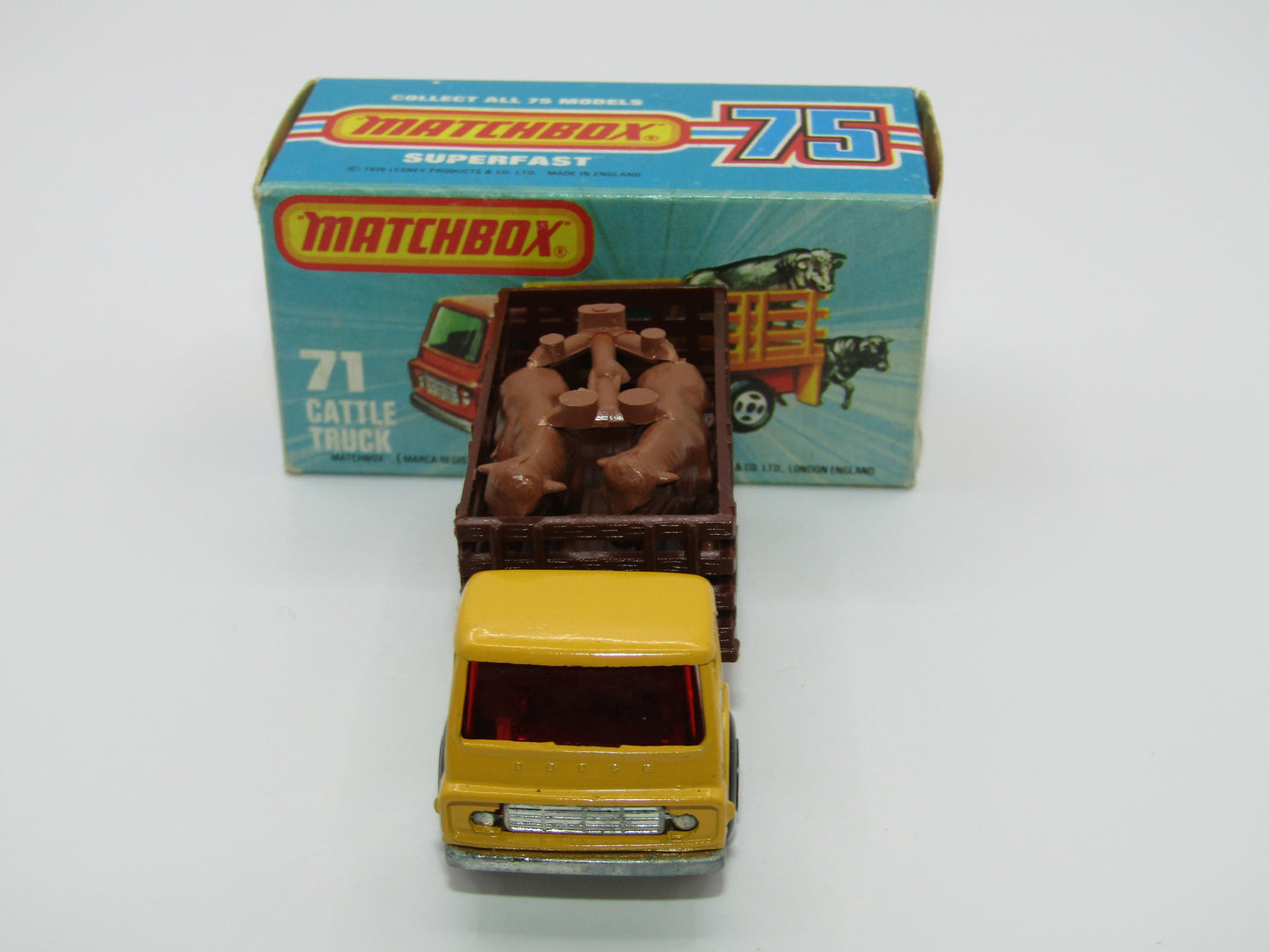 Matchbox Superfast 71C Cattle Truck UNPAINTED base without Tow Hook