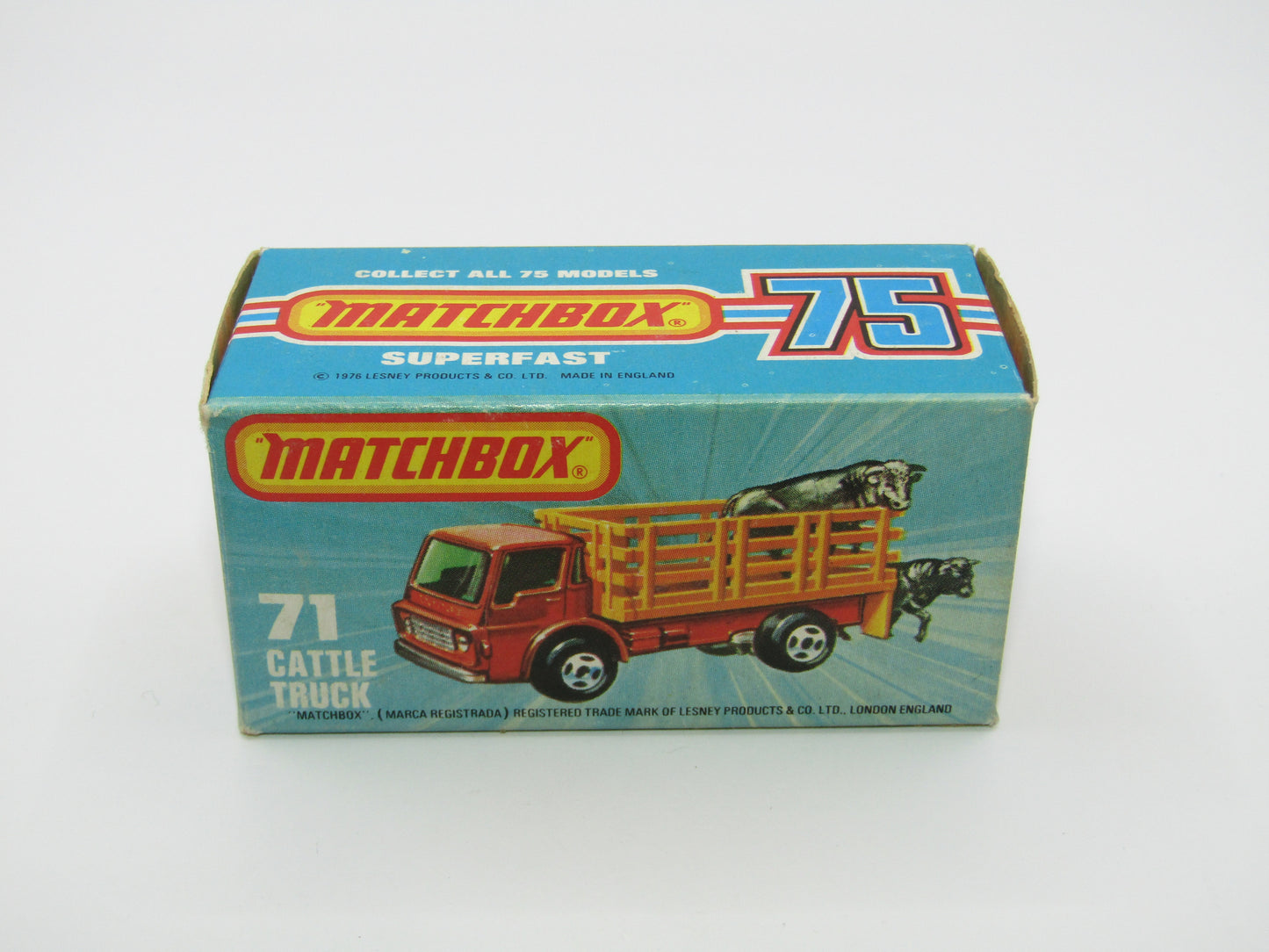 Matchbox Superfast 71C Cattle Truck UNPAINTED base without Tow Hook
