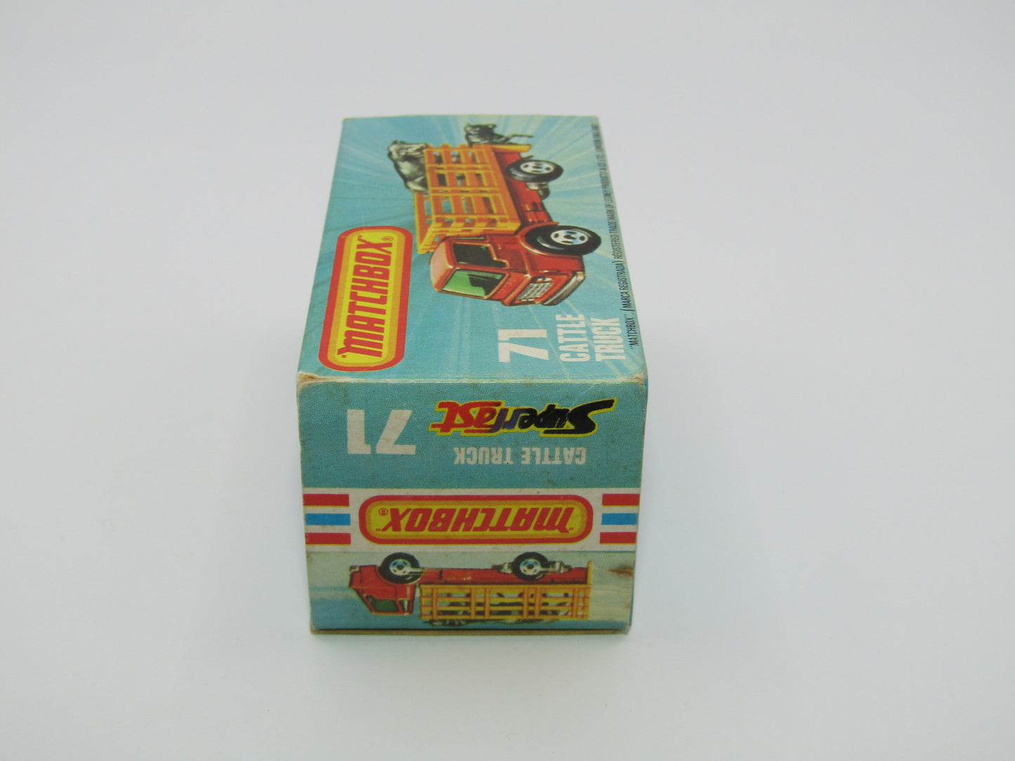 Matchbox Superfast 71C Cattle Truck UNPAINTED base without Tow Hook