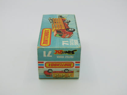 Matchbox Superfast 71C Cattle Truck UNPAINTED base without Tow Hook