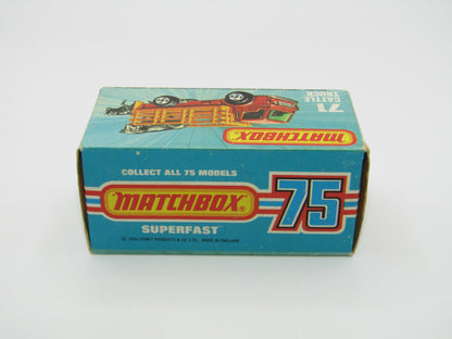Matchbox Superfast 71C Cattle Truck UNPAINTED base without Tow Hook