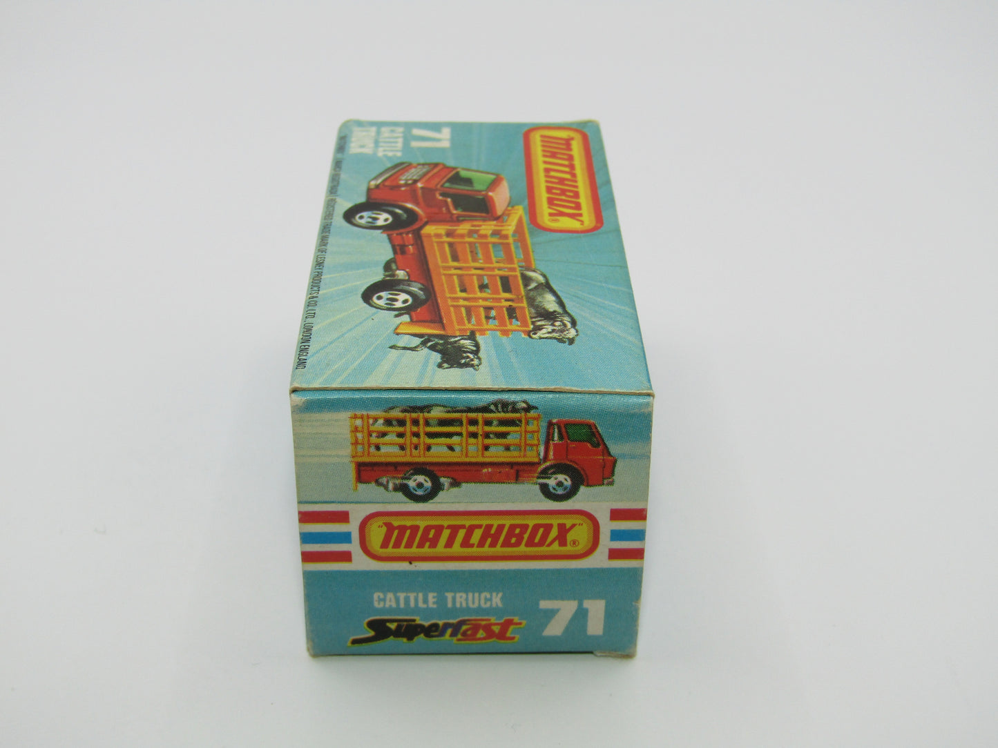 Matchbox Superfast 71C Cattle Truck UNPAINTED base without Tow Hook