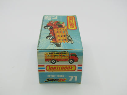 Matchbox Superfast 71C Cattle Truck UNPAINTED base without Tow Hook