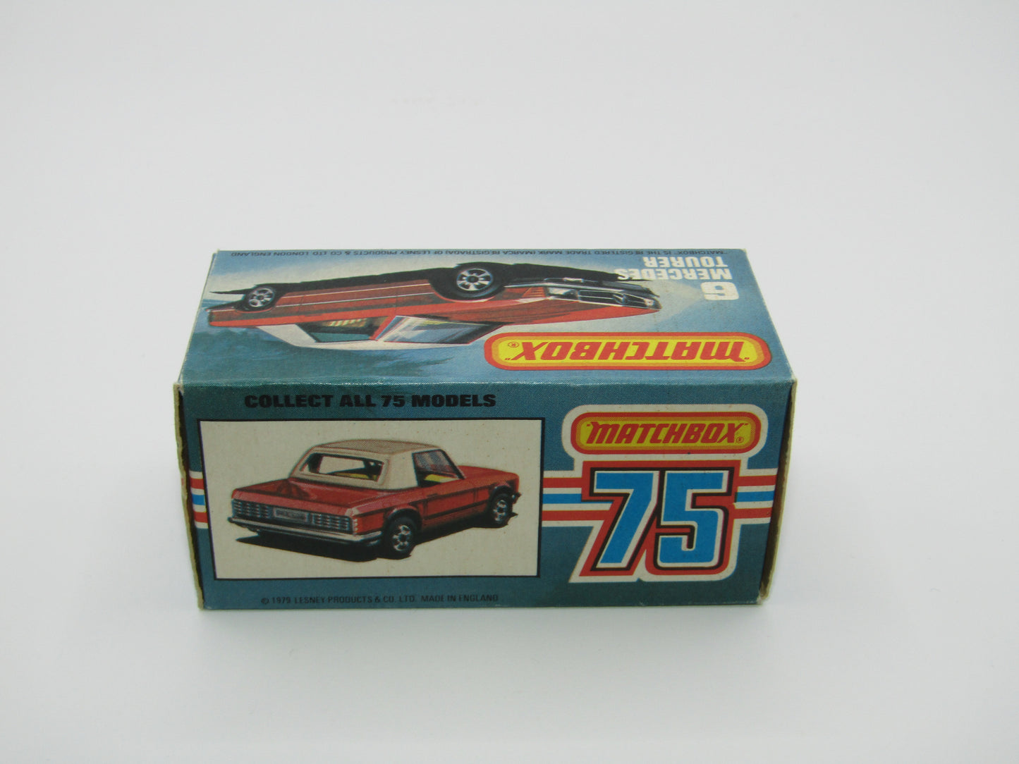 Matchbox Superfast 6B Mercedes 350SL RED Amber Windows 5 Arch Wheels