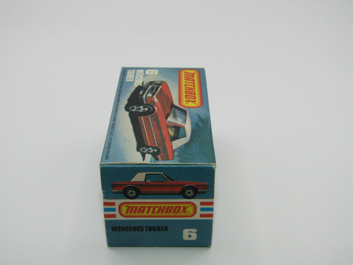 Matchbox Superfast 6B Mercedes 350SL RED Amber Windows 5 Arch Wheels