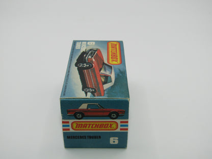 Matchbox Superfast 6B Mercedes 350SL RED Amber Windows 5 Arch Wheels