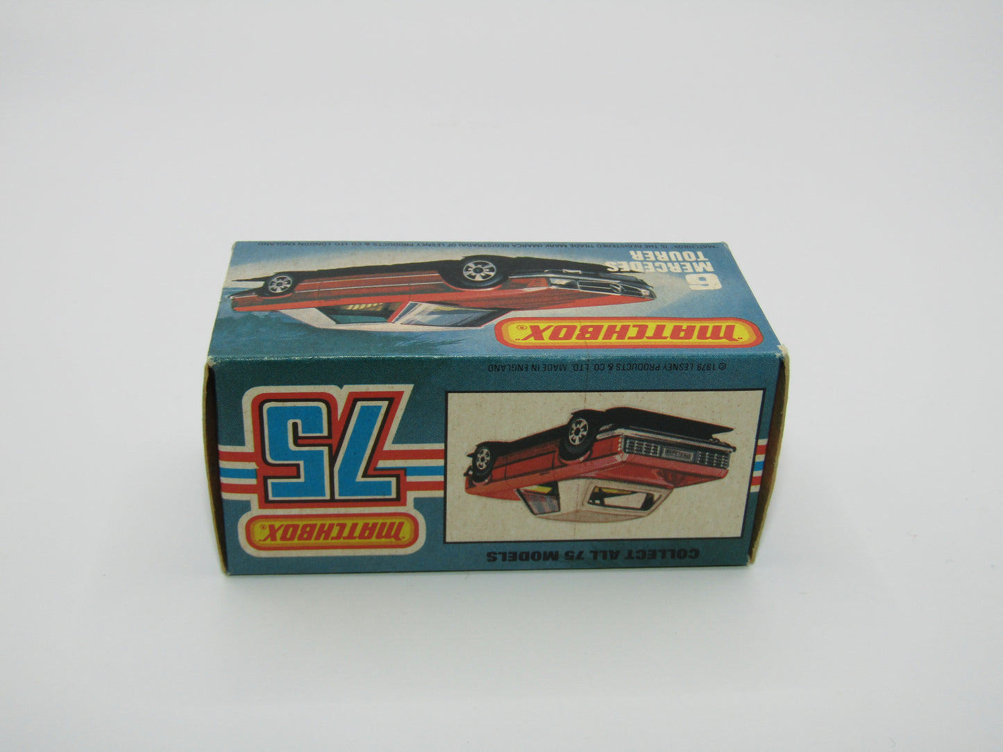 Matchbox Superfast 6B Mercedes 350SL Deep RED BRONZE SMOKE Windows