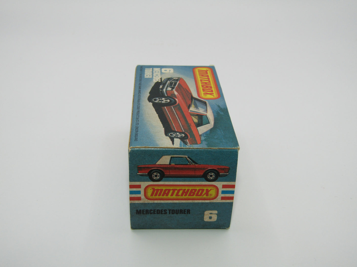 Matchbox Superfast 6B Mercedes 350SL Deep RED BRONZE SMOKE Windows