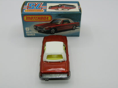 Matchbox Superfast 6B Mercedes 350SL Metallic Brown Bronze 5 Arch Wheels