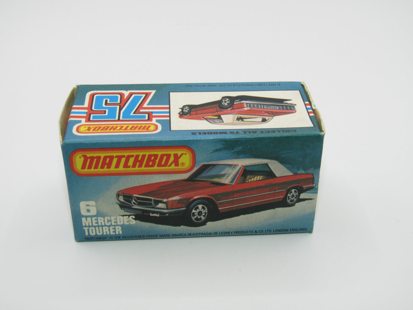 Matchbox Superfast 6B Mercedes 350SL Metallic Brown Bronze 5 Arch Wheels