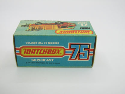 Matchbox Superfast 71C Cattle Truck Met Green Red Windows Orange Stakes