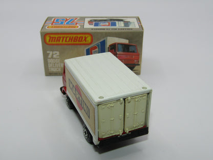 Matchbox Superfast 72E Dodge Delivery Truck MARTINI Promotional Model