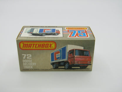 Matchbox Superfast 72E Dodge Delivery Truck MARTINI Promotional Model