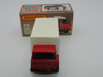 Matchbox Superfast 72E Dodge Delivery Truck Woolworth Promotional Model