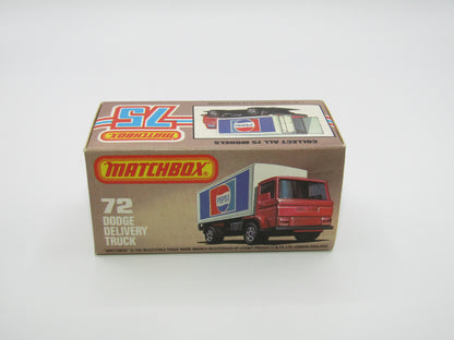 Matchbox Superfast 72E Dodge Delivery Truck Woolworth Promotional Model
