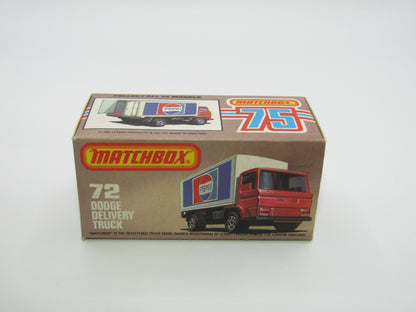 Matchbox Superfast 72E Dodge Delivery Truck Woolworth Promotional Model