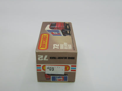 Matchbox Superfast 72E Dodge Delivery Truck Woolworth Promotional Model