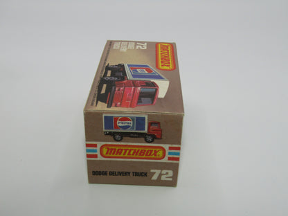 Matchbox Superfast 72E Dodge Delivery Truck Woolworth Promotional Model