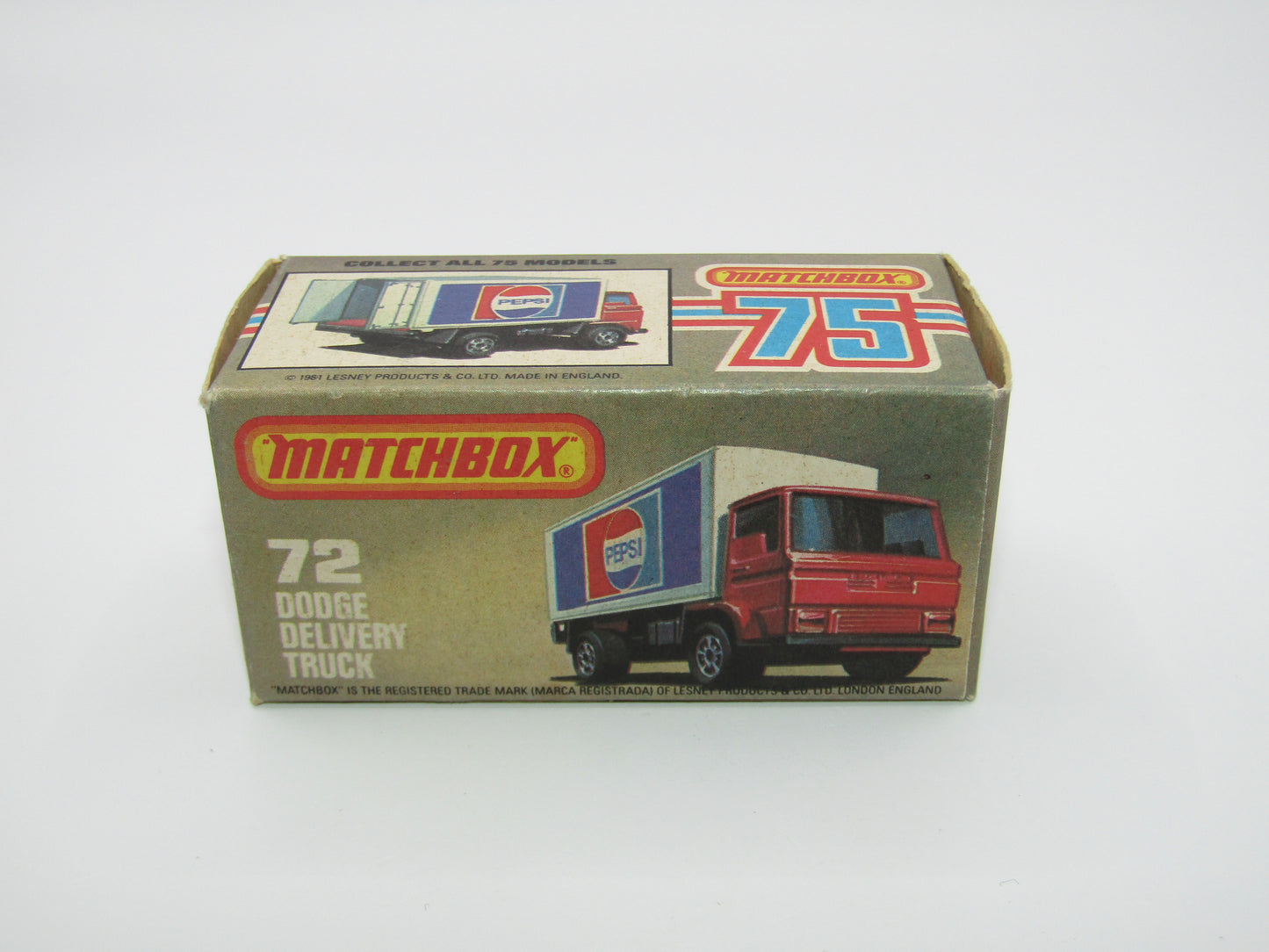 Matchbox Superfast 72E Dodge Delivery Truck Exide Batteries Promotional Model