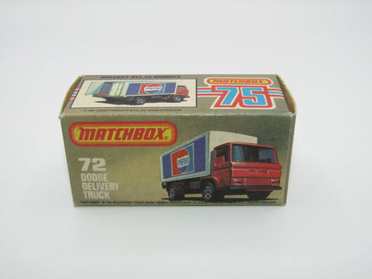Matchbox Superfast 72E Dodge Delivery Truck Exide Batteries Promotional Model