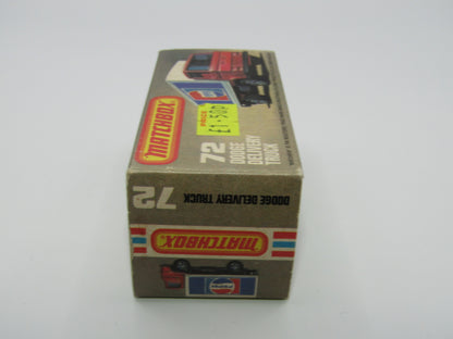 Matchbox Superfast 72E Dodge Delivery Truck Exide Batteries Promotional Model
