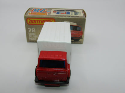 Matchbox Superfast 72E Dodge Delivery Truck Smiths Crisps Chrome Hubs
