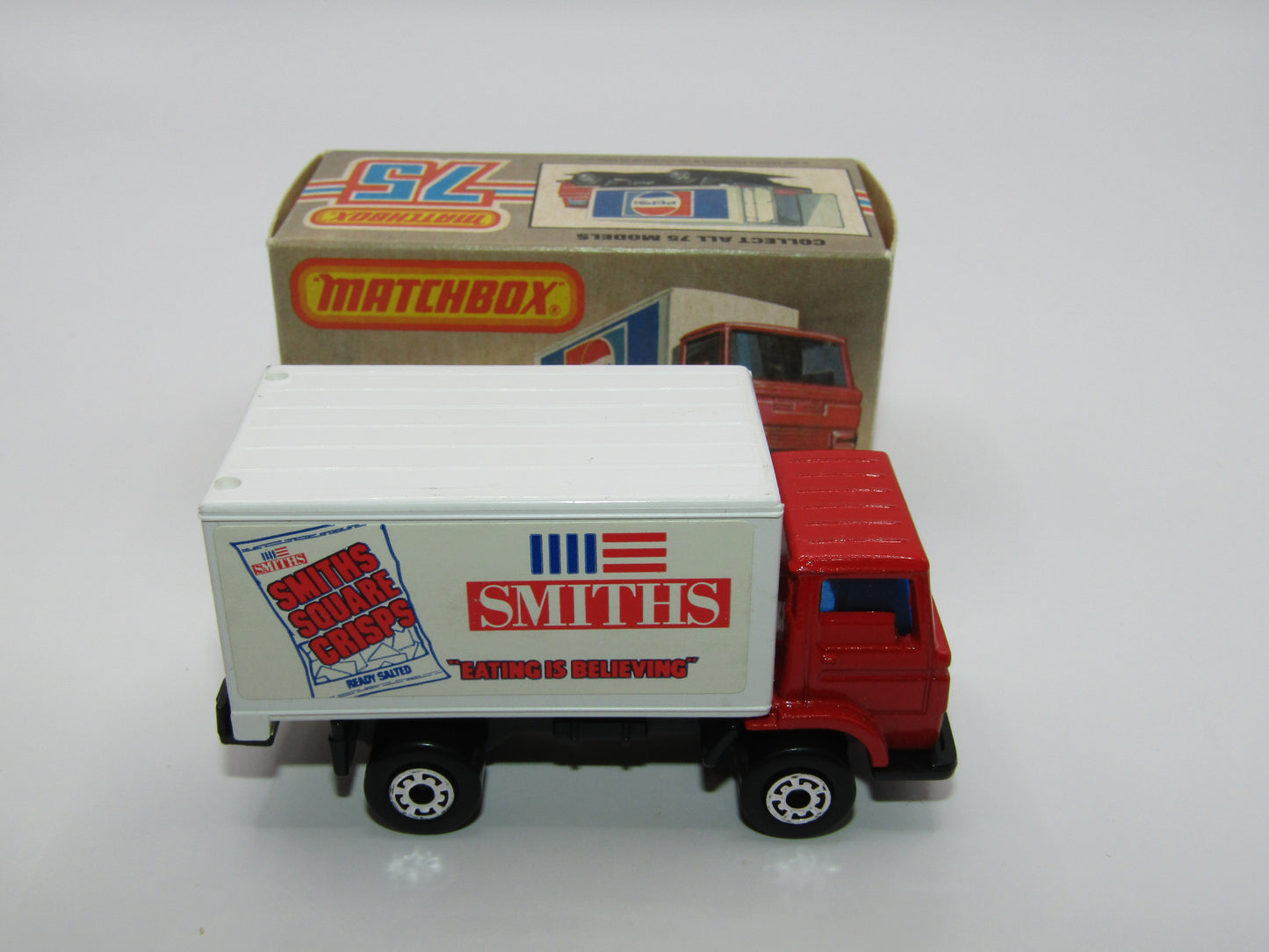 Matchbox Superfast 72E Dodge Delivery Truck Smiths Crisps Chrome Hubs