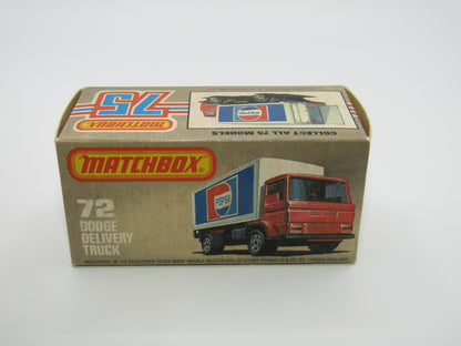 Matchbox Superfast 72E Dodge Delivery Truck Smiths Crisps Chrome Hubs