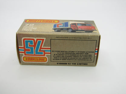 Matchbox Superfast 72E Dodge Delivery Truck Smiths Crisps Chrome Hubs