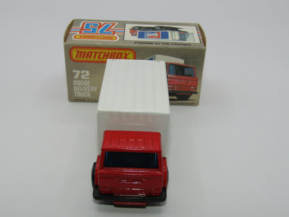 Matchbox Superfast 72E Dodge Delivery Truck Smiths Crisps GOLD Wheels