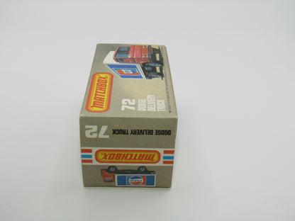 Matchbox Superfast 72E Dodge Delivery Truck Smiths Crisps GOLD Wheels