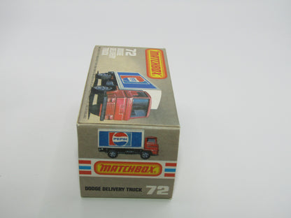 Matchbox Superfast 72E Dodge Delivery Truck Smiths Crisps GOLD Wheels