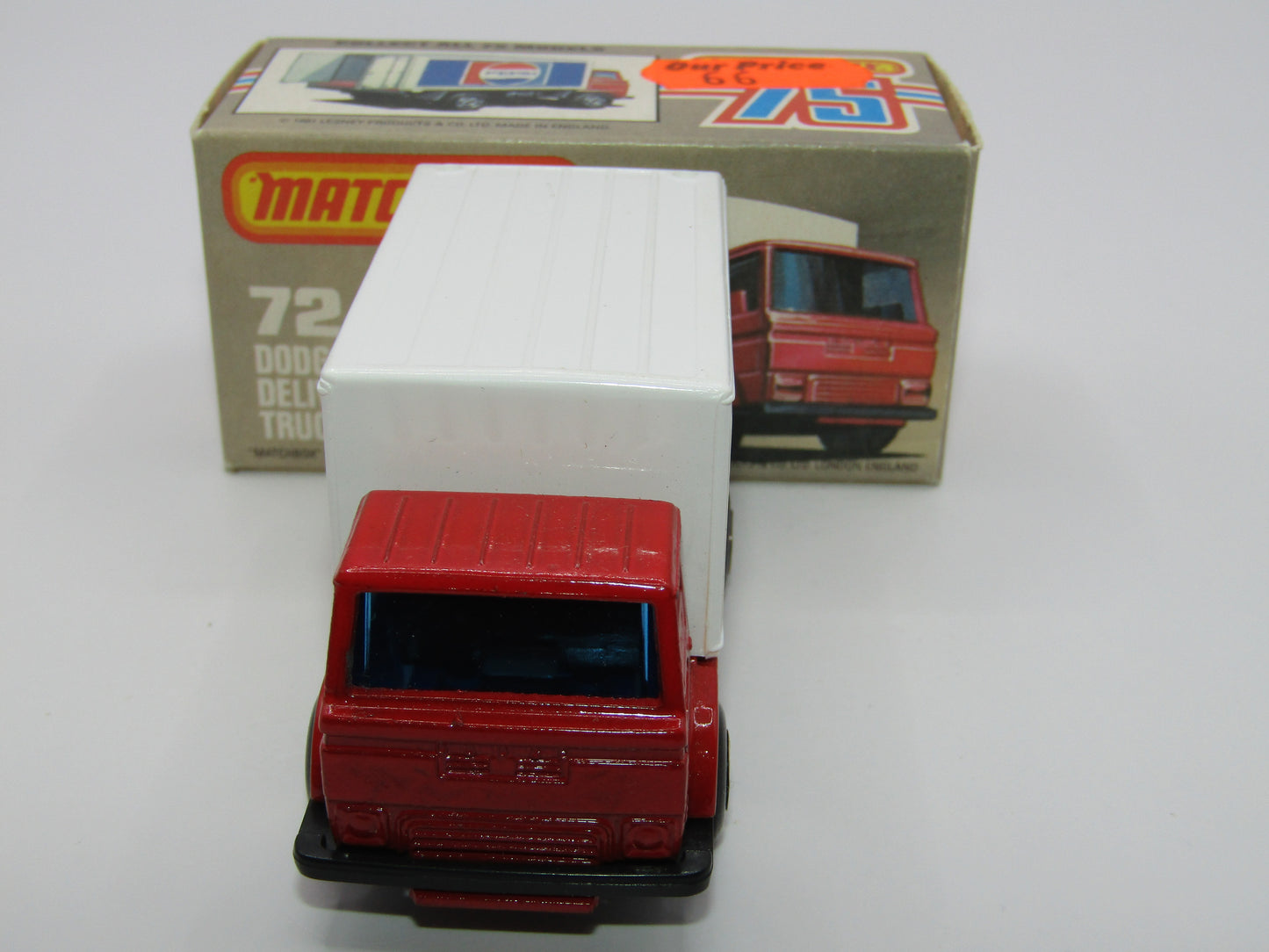 Matchbox Superfast 72E Dodge Delivery Truck Kellogs Crisps GOLD Wheels
