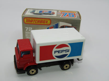 Matchbox Superfast 72E Dodge Delivery Truck Pepsi GOLD Wheels