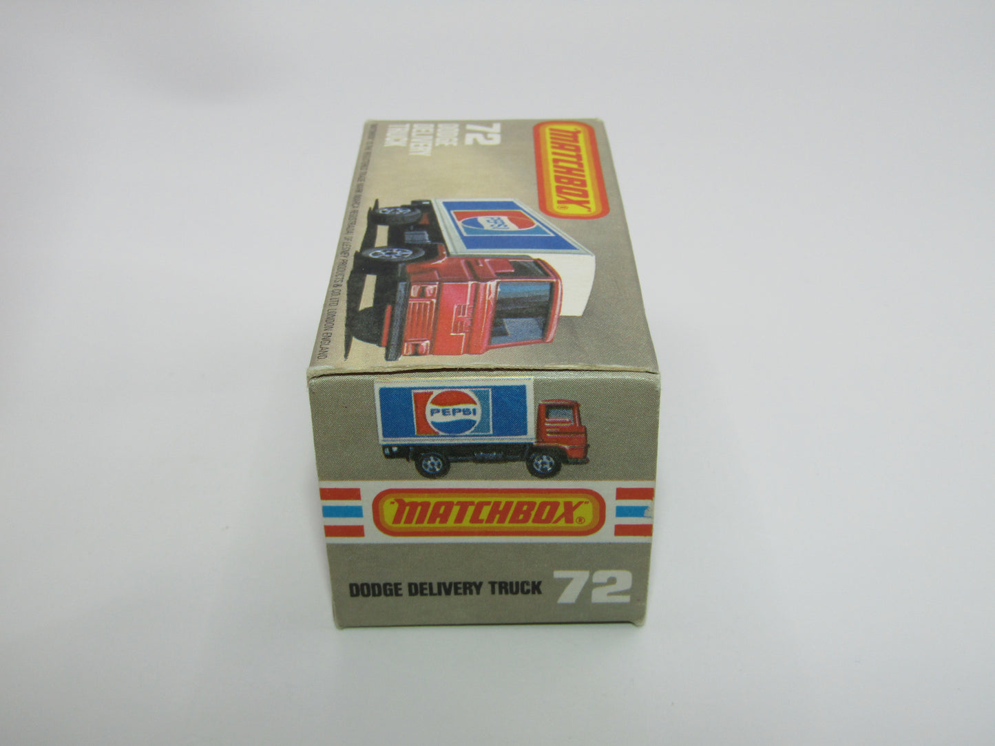 Matchbox Superfast 72E Dodge Delivery Truck Pepsi GOLD Wheels