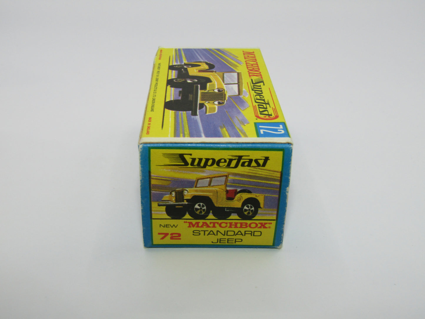 Matchbox Superfast 72A Standard Jeep Yellow RED Axle Clips