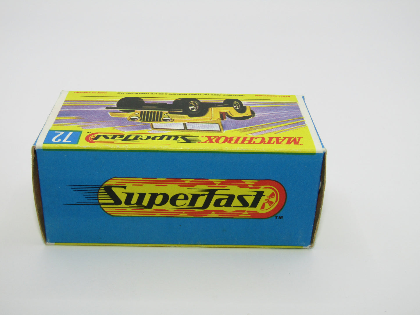 Matchbox Superfast 72A Standard Jeep Yellow BALOON Wheels