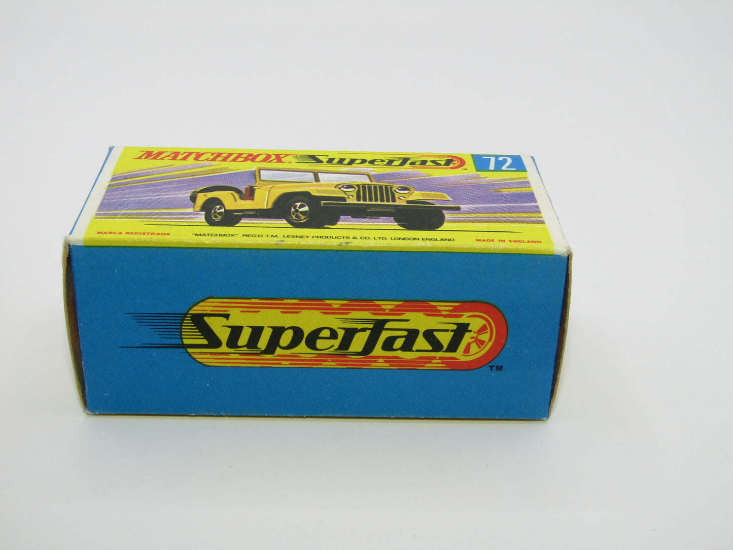 Matchbox Superfast 72A Standard Jeep Yellow BALOON Wheels