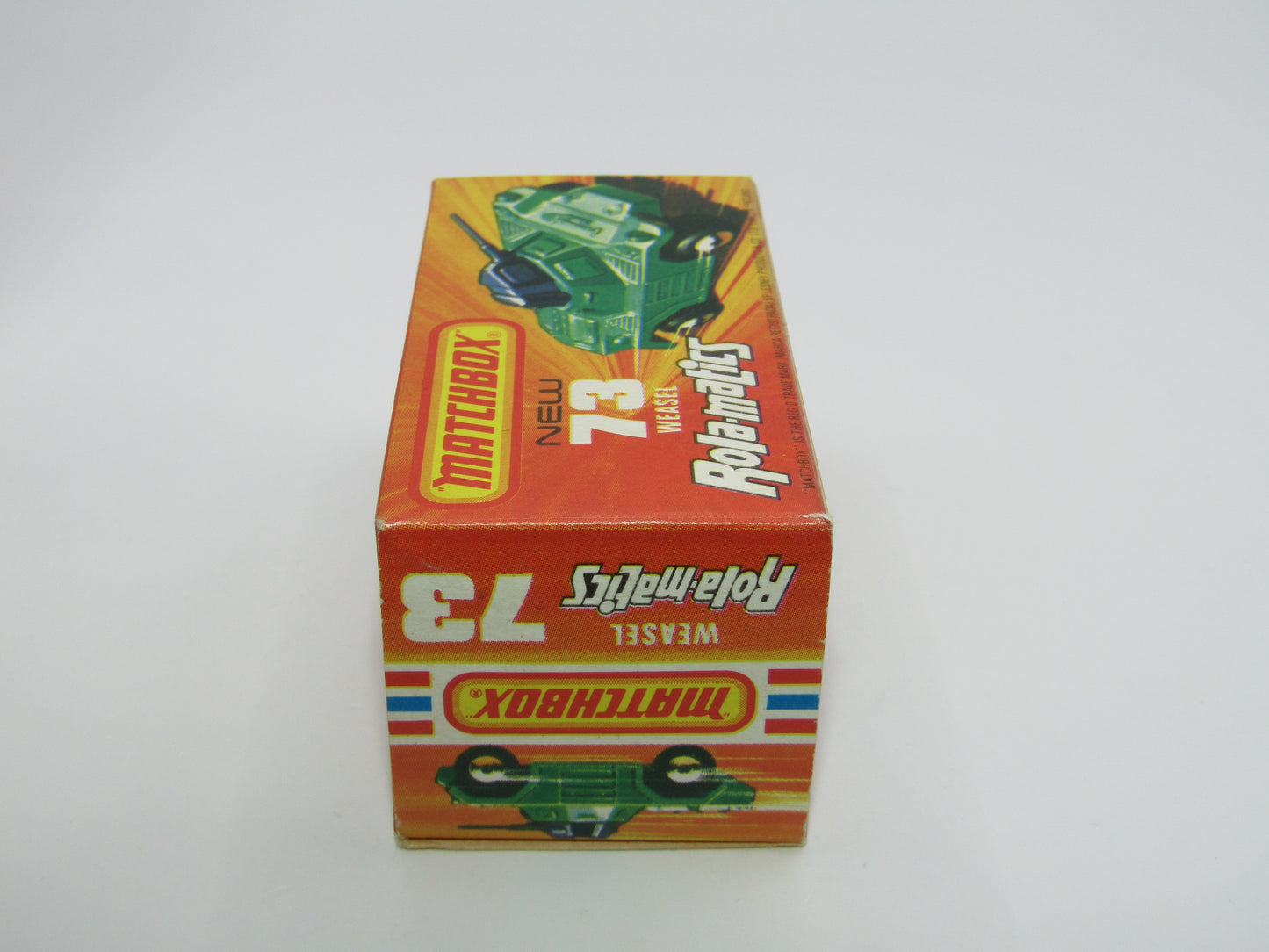 Matchbox Superfast 73B Weasel Olive Green CHROME Wheels