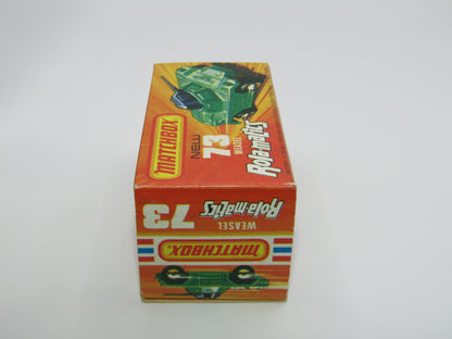 Matchbox Superfast 73B Weasel Olive Green CHROME Wheels