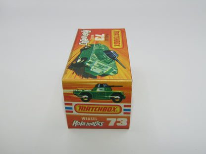 Matchbox Superfast 73B Weasel Olive Green CHROME Wheels