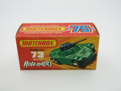 Matchbox Superfast 73B Weasel Light Metallic Green